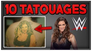 10 tatouages de fans les plus oufs à la WWE [upl. by Thetes]