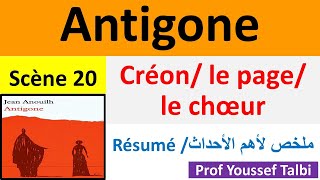 Antigone de Jean Anouilh  Créon et le Chœur résumé [upl. by Motteo409]