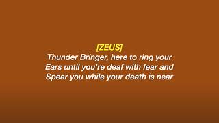 Thunder Bringer LYRICS  EPIC The Musical  The Thunder Saga [upl. by Zetram]