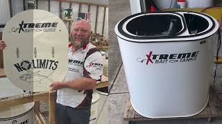 Custom 40 gallon Offshore XTreme Bait Tank for No Limits quotThe Trifectaquot [upl. by Egamlat404]