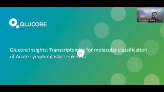 Qlucore Insights Transcriptomics for molecular classification of Acute Lymphoblastic Leukemia [upl. by Hogue776]