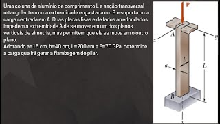 Flambagem  Exercicio 03 [upl. by Ress327]