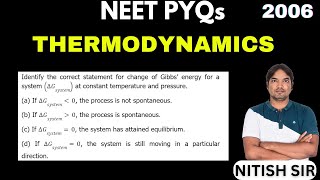 Identify the correct statement for change of Gibbs’ energy for a system Gsystem at constant [upl. by Naimaj]