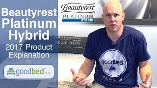 Beautyrest PLATINUM HYBRID 20172018 Mattress Options Explained by GoodBedcom [upl. by Ikila]