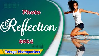 Reflection photo editing  How To Create A Reflection  Photoshop CC  Telugu PiXimperfect [upl. by Aja]