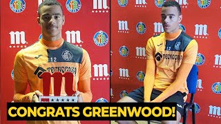 Mason Greenwood reaction after won player of the month December  Manchester United News [upl. by Vijnas]