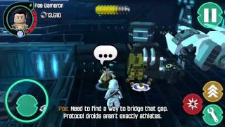 LEGO Star Wars TFA Android 100 Walkthrough Part 4  Escape from the Finalizer Finalizer Hangar 1 [upl. by Folsom759]