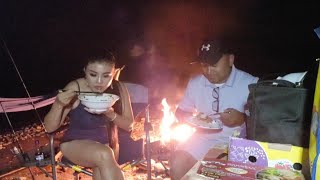 Part 1 Lake Powell  Camping Beachfront 🏕  Late Night Dinner [upl. by Erasmus]