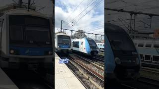 🚄SNCF Train RER E 🇨🇵High speed Train youtube travel youtubeshorts ytshorts shorts short [upl. by Nyra999]