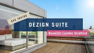 Dezign Suite  Apartment Tour  Roomzzz Aparthotels London Stratford [upl. by Yendic]