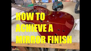 Gibson SG Special Restoration  Part 6 Wet Sanding and Buffing [upl. by Adnilrem927]