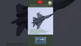 Shenyang J16  Fourthgeneration multirole strike fighter of Chinese army military army [upl. by Avner253]