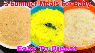 3 Summer Meal For Baby 13 Years  Baby Food Recipes For 13 Years  Healthy Food Bites [upl. by Alice97]