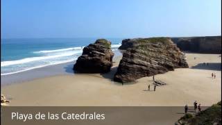 Places to see in  Ribadeo  Spain  Playa de las Catedrales [upl. by Tahpos]