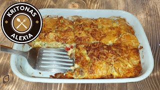 Τέλειο Ογκρατέν πατάτας με κοτόπουλο Chicken with potatoes ograten ENG SUBS kritonas alexia [upl. by Altman]