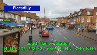 FULL ROUTE VISUAL  London Bus Route 140 Heathrow Airport  Harrow Weald  VWH2228 LK66EOC [upl. by Critta]