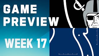 Las Vegas Raiders vs Indianapolis Colts  2023 Week 17 Game Preview [upl. by Ingemar741]