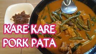 Pork KARE KARE RECIPE MANANG BIDAY ILOKANO RECIPE [upl. by Thistle689]