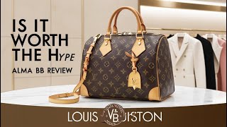 Louis Vuitton Alma BB Epi Leather Review An Honest Bag Breakdown [upl. by Bayer574]