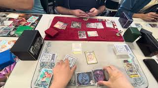 Rare and Sleeveless Store Regional One Piece TCG OP085 Yellow Enel vs Green Uta Round 4 [upl. by Yedok]