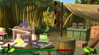 Tarzan Walkthrough Level 08 Trashing the Camp 100 Completion [upl. by Eelsnia]