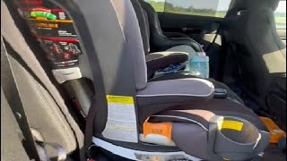 Chicco MyFit Harness  Booster Car Seat Review Great transition car seat and compact [upl. by Netsrejk]