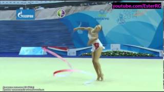 Melitina Staniouta Ribbon  WC Kazan 2014 [upl. by Siladnerb]