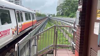 Smrt c151B set 617618 departing Bukit gombak NSL red [upl. by Keeley337]