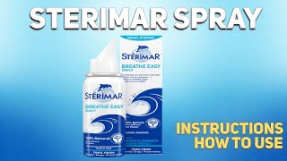 Sterimar spray how to use How and when to take it Warnings and cautions [upl. by Muriel153]