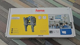 HAMA 084425 easy tiltable TV Wall Bracket  install and review [upl. by Mich410]