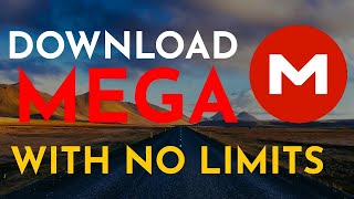 How to Download MEGA Files Without Limits 2023 [upl. by Laddy]