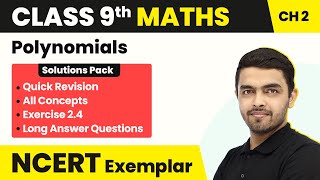 Class 9 Maths Unit 2 Exercise 24 NCERT Exemplar  Quick RevisionAll ConceptsAll Questions Solved [upl. by Latoyia483]