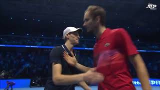 2024 Nitto ATP Finals Sinner vs Medvedev Highlights [upl. by Japheth]