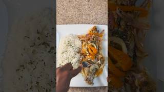 Delicious Red Snapper Haitianstyle 🇭🇹🔥 [upl. by Brindle839]