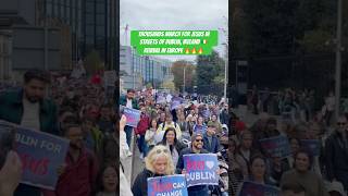 THOUSANDS MARCH FOR JESUS IN IRELAND 🇮🇪🔥 jesus foryou ireland revival worship europe usa [upl. by Siul]