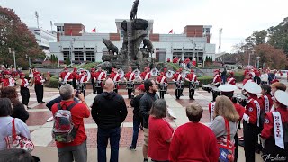 NC State Marching Band  Drumline 3 at Murphy Center before Football Game 11022024 [upl. by Eemak]