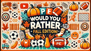 Fall Edition 🍁  Would You Rather  Brain Break  Movement Activity  Fitness Workout  Go Noodle [upl. by Thorvald]