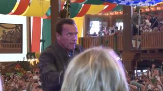 wwwwiesntv  Arnold Schwarzenegger Oktoberfest München [upl. by Nylqcaj275]