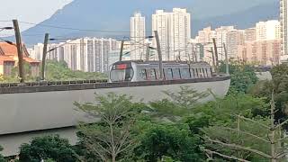 MTR Tuen ma line SP1900 train Tai Wai shing mun river [upl. by Anehsuc285]