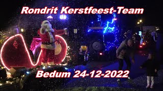 Bedum RONDRIT KERSTFEESTTEAM 24122022 [upl. by Ennasirk]