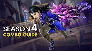 TEKKEN 7  Zafina Combo Guide Season 4 [upl. by Odelia]