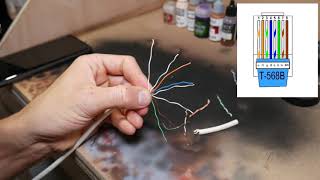 How to Terminate Cat5 Ethernet Cable Easy [upl. by Ahsienyt451]