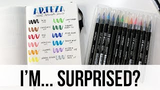 Arteza Brush Pens Review [upl. by Lindell508]