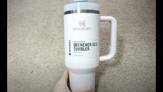 STANLEY Quencher H20 FlowState Tumbler 40oz Rose Quartz  REVIEW [upl. by Ungley314]