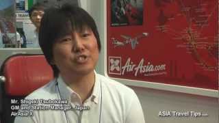 AirAsia X Japan Interview  JATA 2012  HD [upl. by Modesty294]