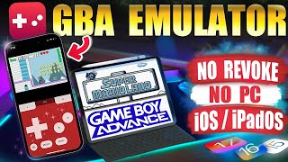 GBA Emulator iOS Download  No Revokes No Jailbreak No PC [upl. by Wootten]