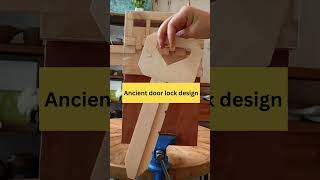 Ancient door lock design shorts diy ancient locks design doyouknow handmade craftingideas [upl. by Phippen647]