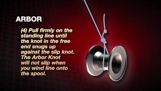 How to tie an Arbor Knot by Abu Garcia [upl. by Daukas]