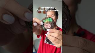 Trying MOONCAKE Dubai Chocolate 🥮🍫 [upl. by Nylahs687]