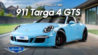 Porsche 991 Targa 4 GTS  Gulf Blau  1 Hand [upl. by Nnylasor]